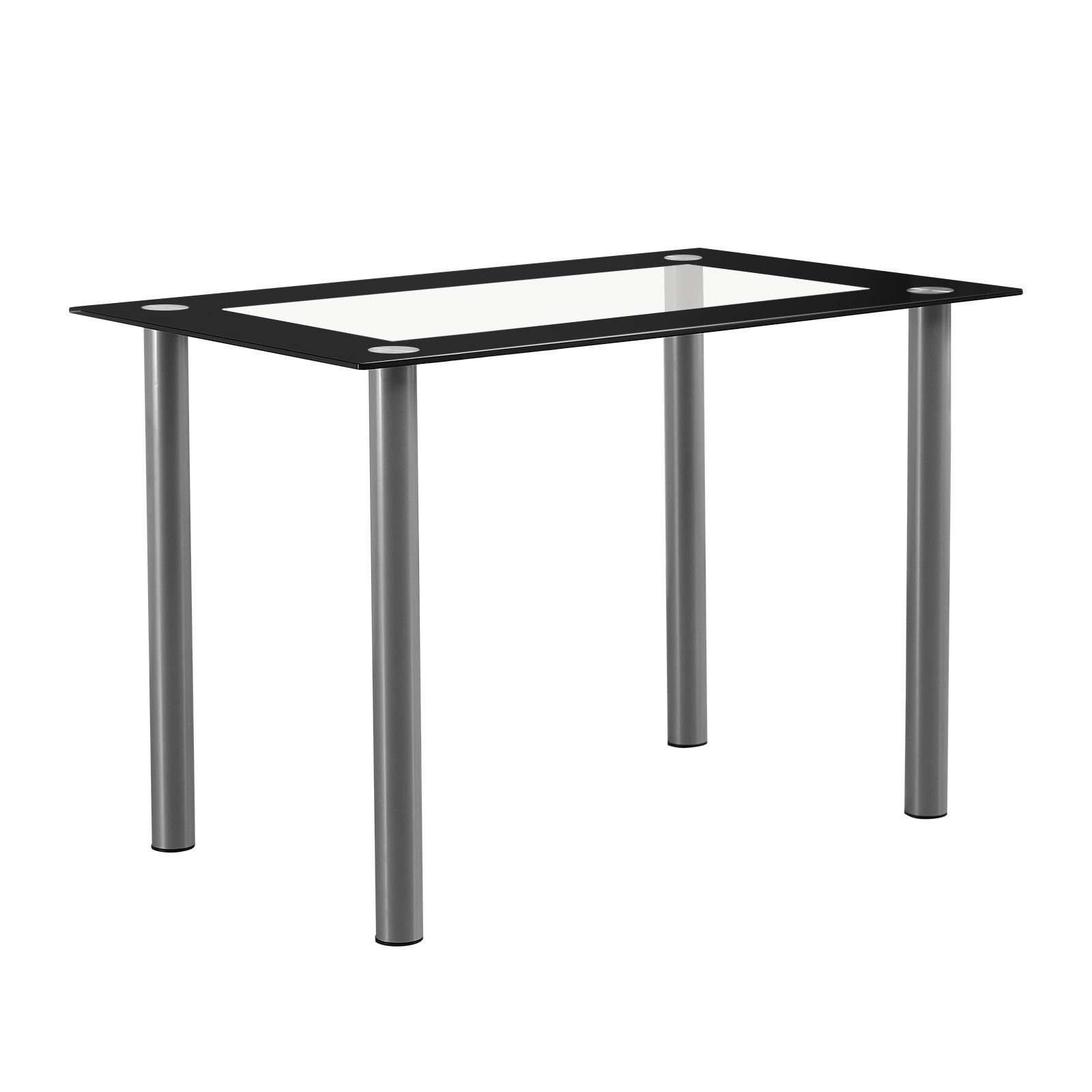 【Replace 24778886】110cm Dining Table Tempered Glass Dining Table
