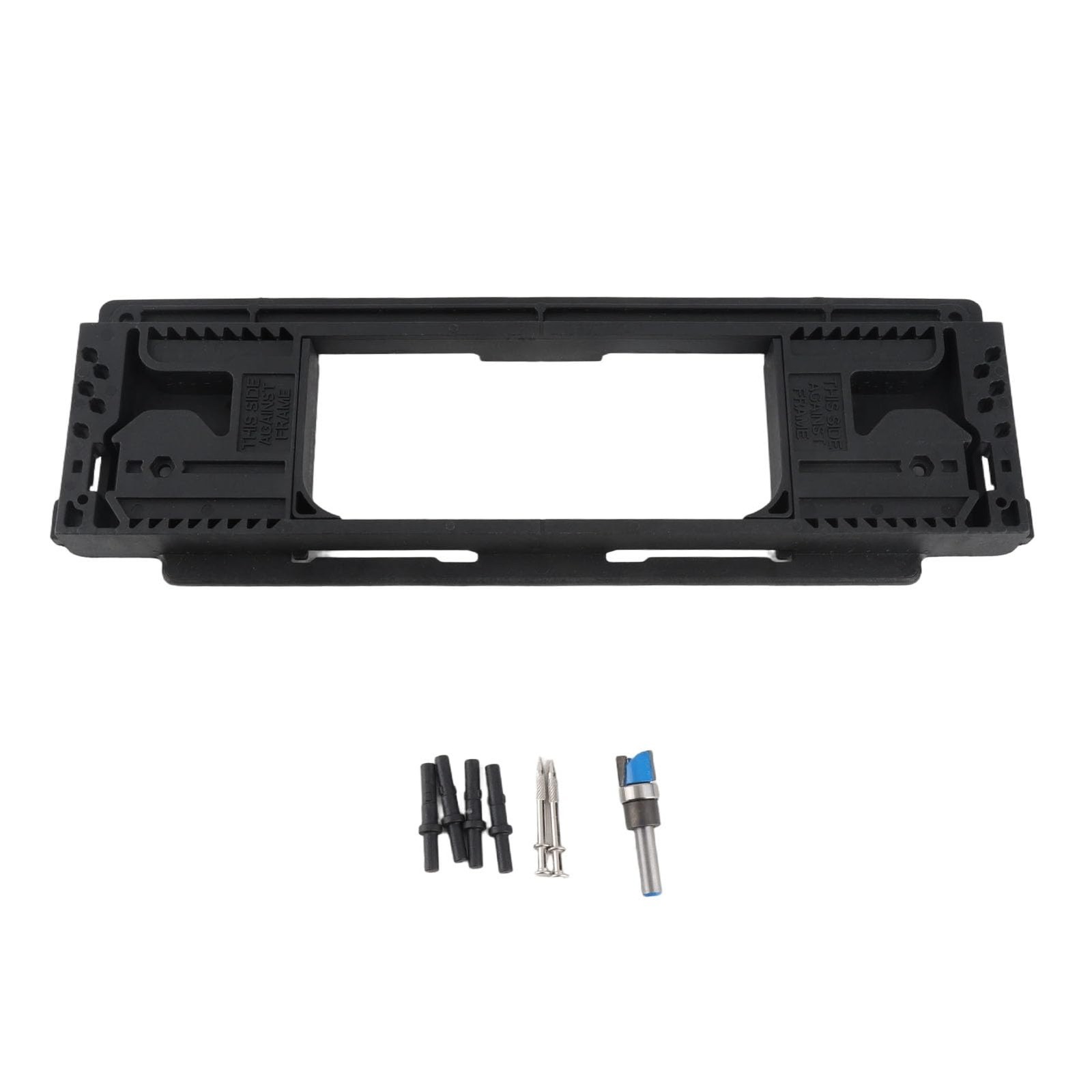 Door Hinge Jig Mortiser Router Template Slotting Locator Drilling Hole Tool