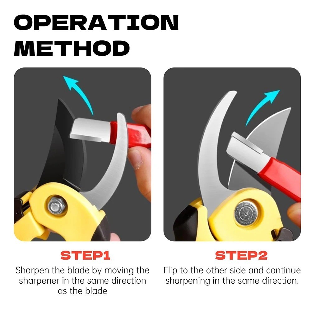 2Pcs Knife & Scissors Sharpener, Professional Kitchen & Garden Tool Sharpening.