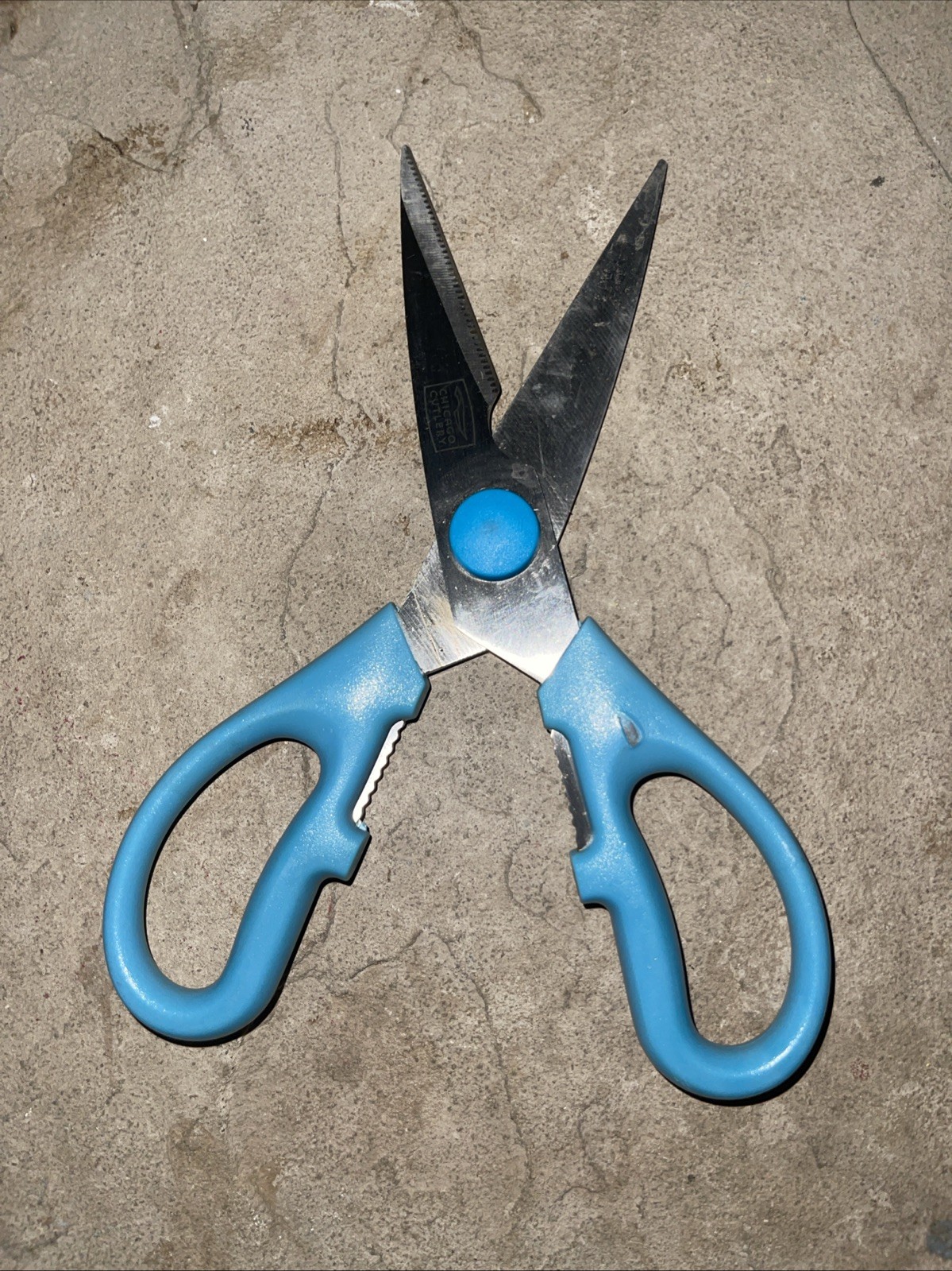 Chicago Cutlery Kitchen Shears Blue Handle
