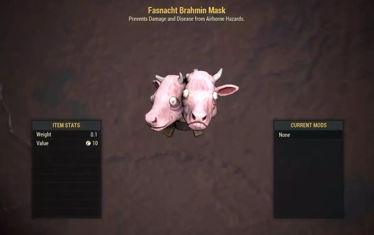 (Xbox) Fasnacht Brahmin Mask