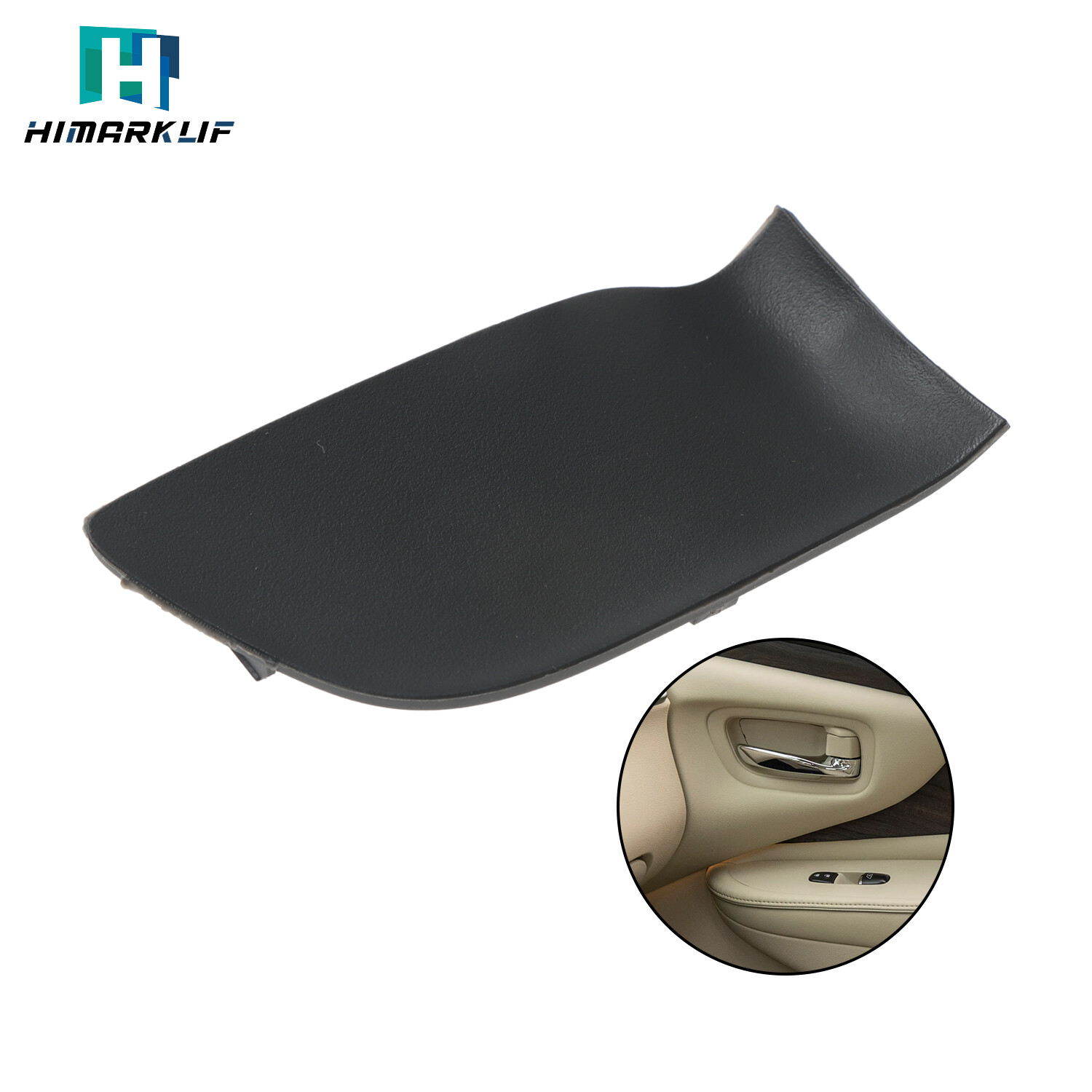 Black Interior Grip Cover Right Passenger Side for 2013-2018 Nissan Altima