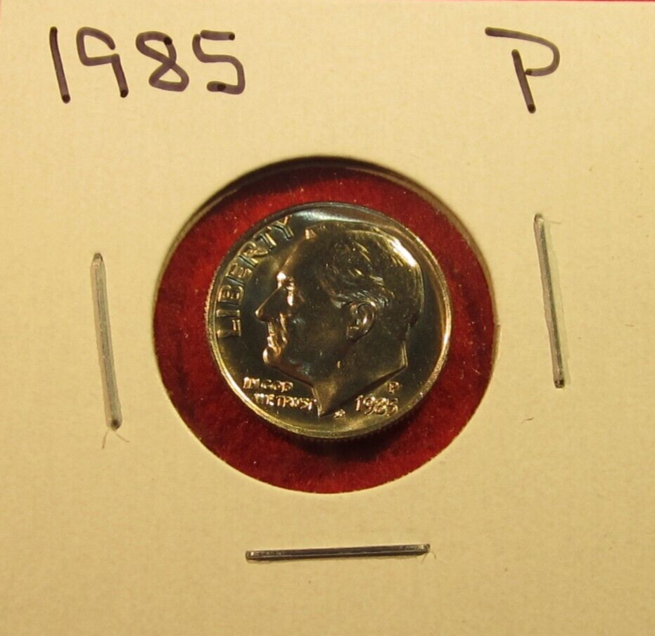 1985 (P) Philadelphia Roosevelt Clad Dime - Uncirculated