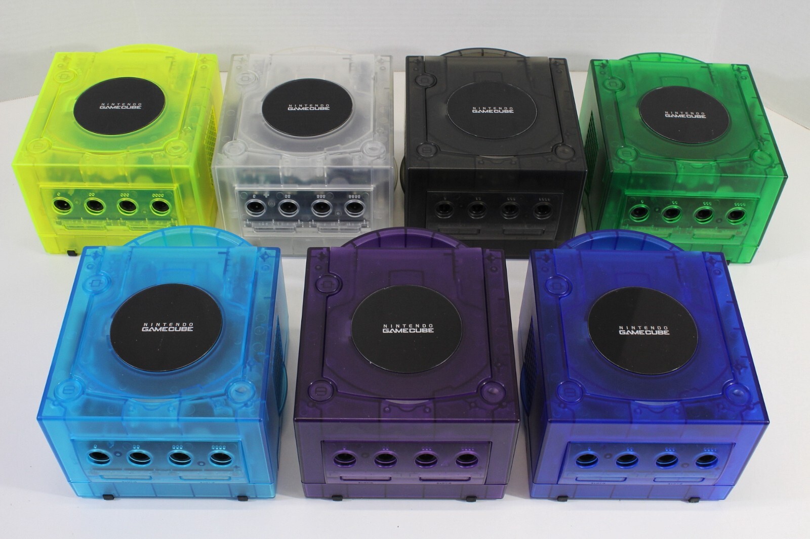 Nintendo GameCube Clear or Solid Color Console GC US NTSC-U/C White LED Recapped