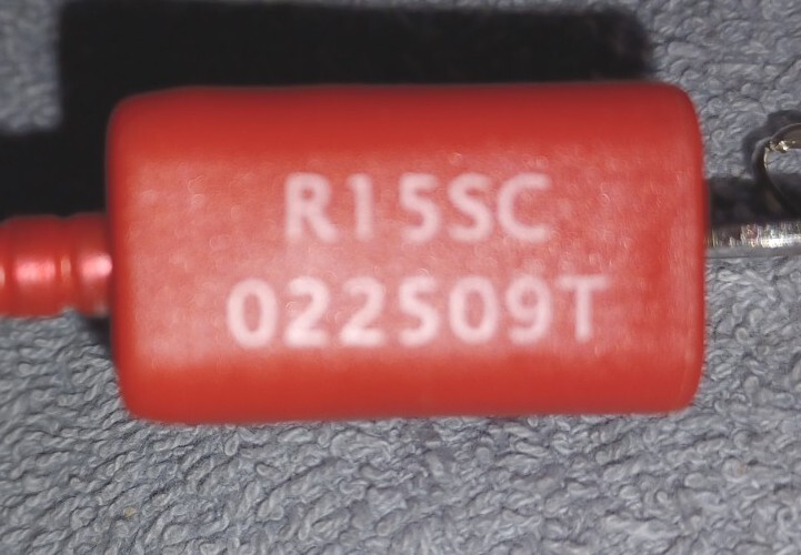 Regal Firearm Gun Safety Cable Lock 15" Red Lock With Key Rubberized Coating
