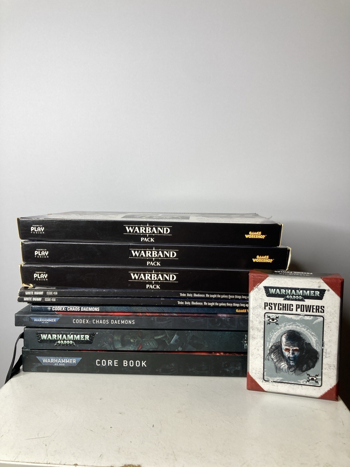 Warhammer 40k Bundle - Codex Books, Trading Cards , Psychic Cards, Magazines