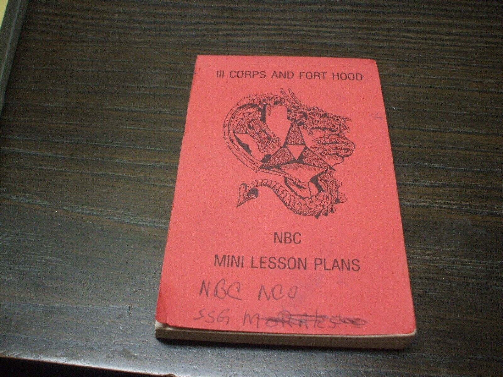 III CORPS & FORT HOOD NBC MINI LESSON PLANS Booklet - May 1990 #2