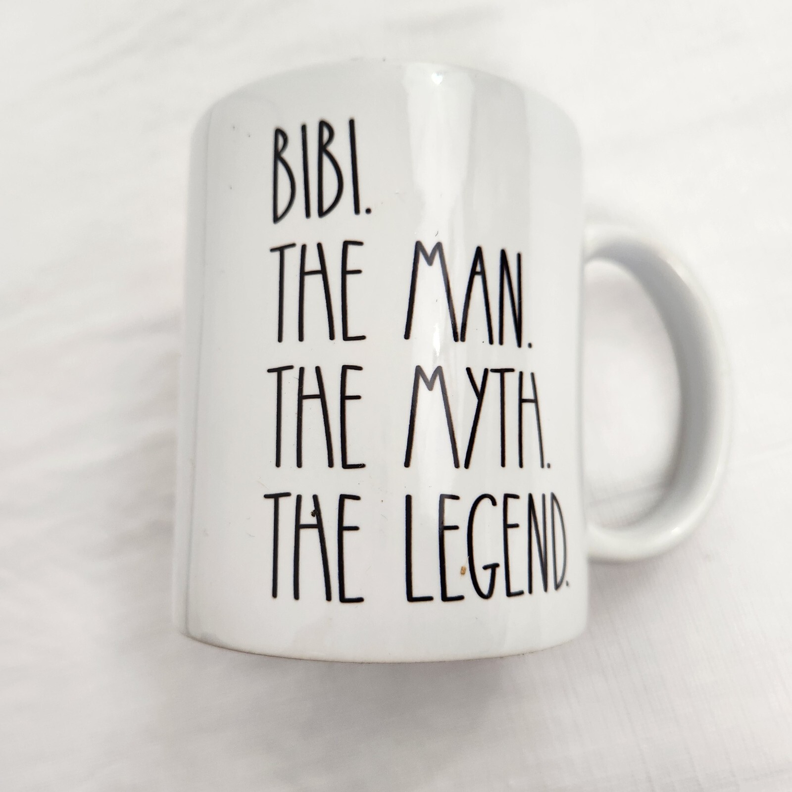 Bibi Coffee Mug The Man The Myth The Legend White And Black Gift