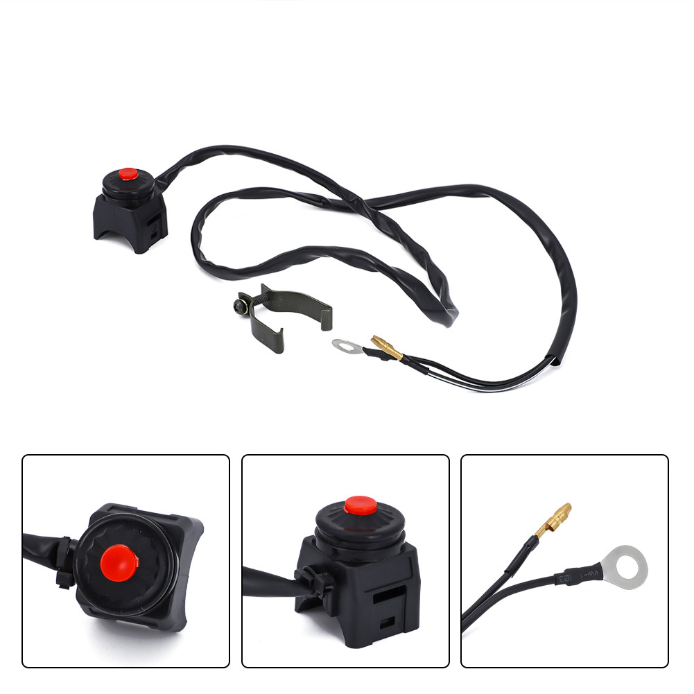 Engine Kill Switch Button For Kawasaki Dirt Bike Off Road 27010-1350 27010-1161