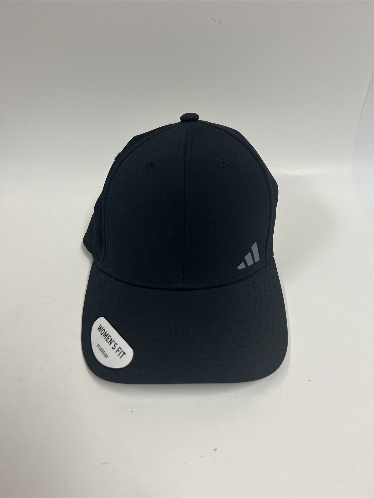 Adidas Women's Backless Ponytail Hat Adjustable One Size, Black/Black/Grey