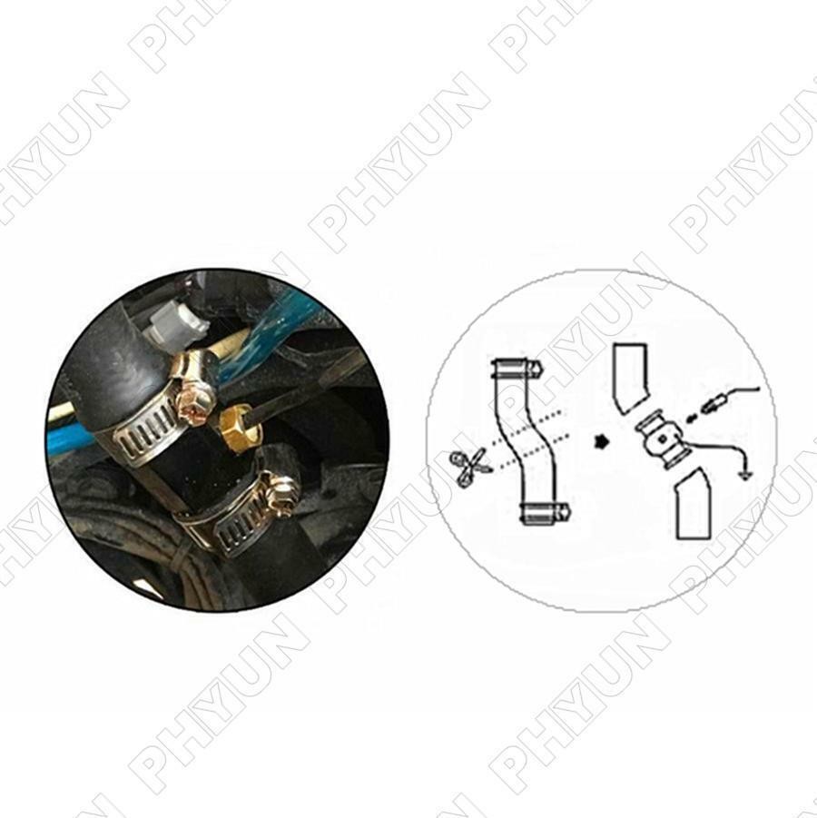 5 IN 1 Digital Motorcycle Water Temperature Voltage Meter w/22mm Sensor Adapter