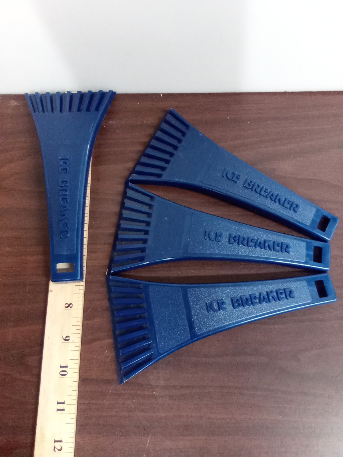 Blue  Windshield Scrapers Set Of 4 Free Shipping