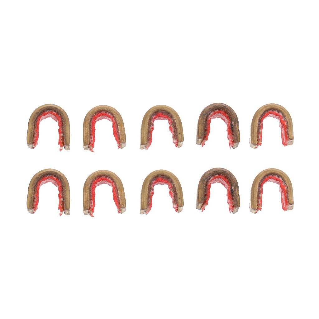 Outdoor Archery String Nocking Points Brass Nock Buckle Clips Bow String Protect
