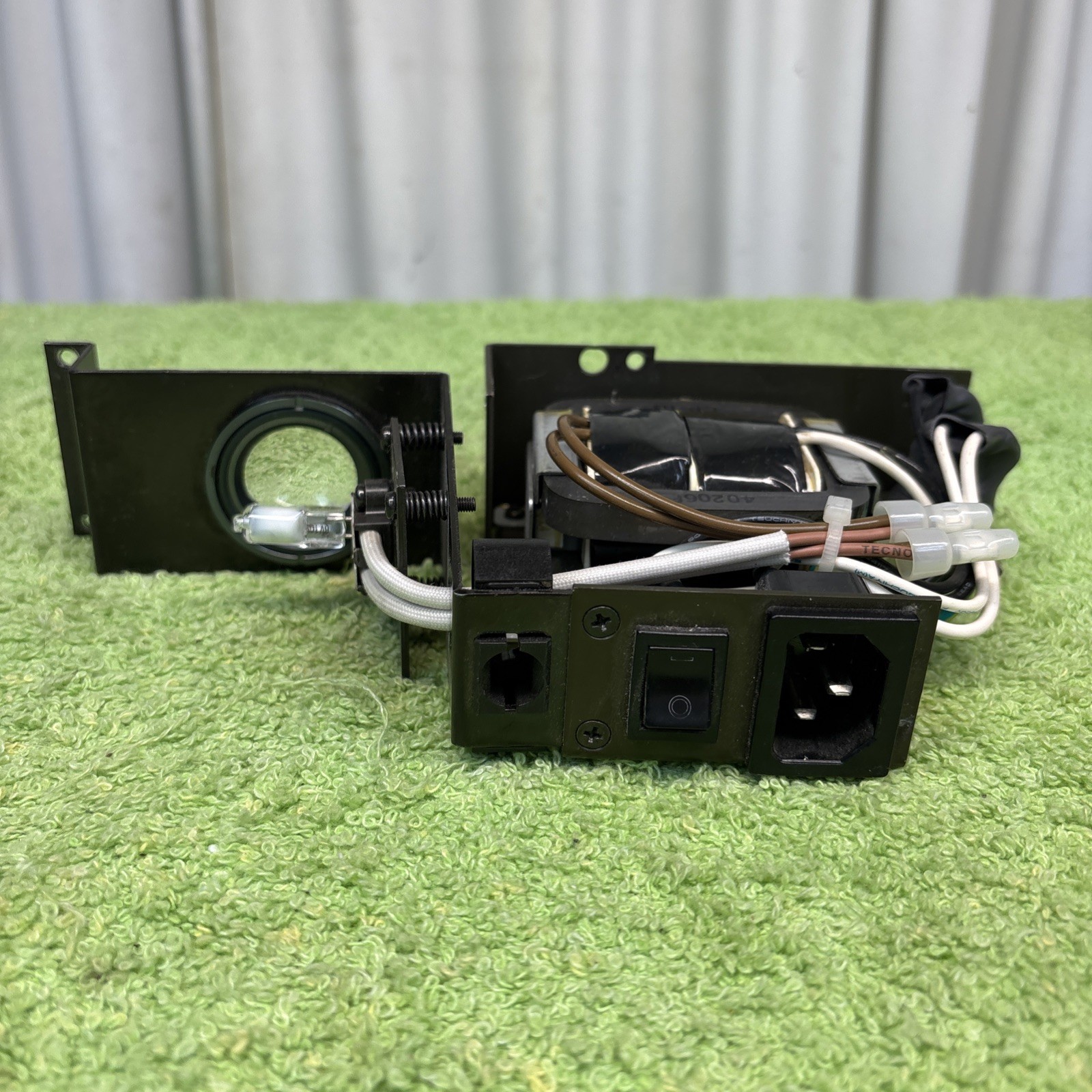 Microscope Power Supply Transformer With Lamp 115V 1A With fuses Tested