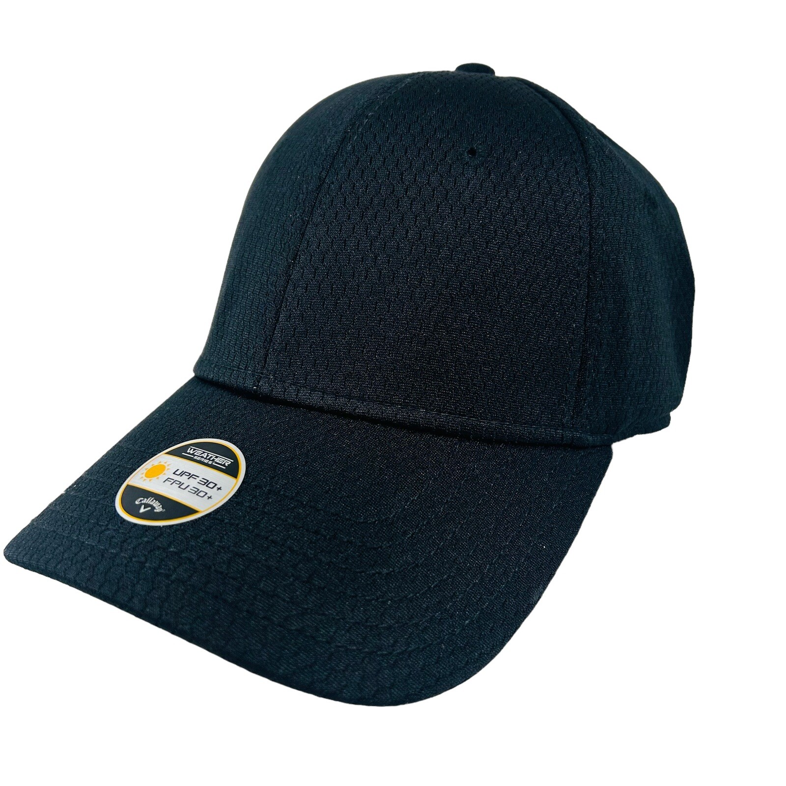 Callaway Weather Series Golf Hat Womens Black Adjustable Strapback UPF Active