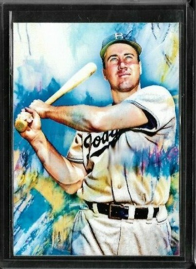 2018 Duke Snider Brooklyn Dodgers Scetch Original Art Aceo Artist signed 1 of 1