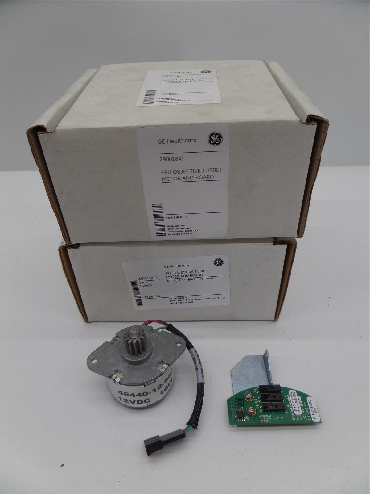 Lot of 2 - GE Healthcare 50-750534-000-9 Objective Haydon Turret Motor