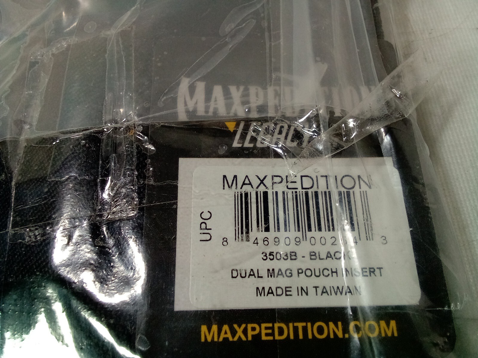 Maxpedition Dual Mag Retention Insert Hook & Loop Retention Loops Nylon 3503B