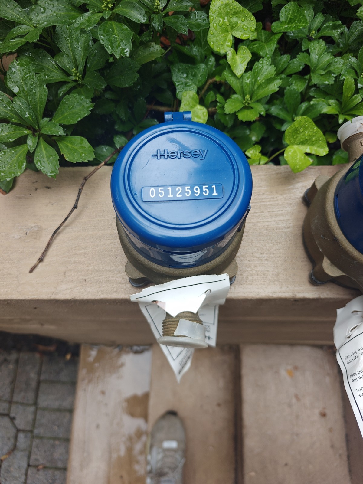 HERSEY  MODEL 430, WATER METER , 5/8" ,Gallons, BRASS BODY!