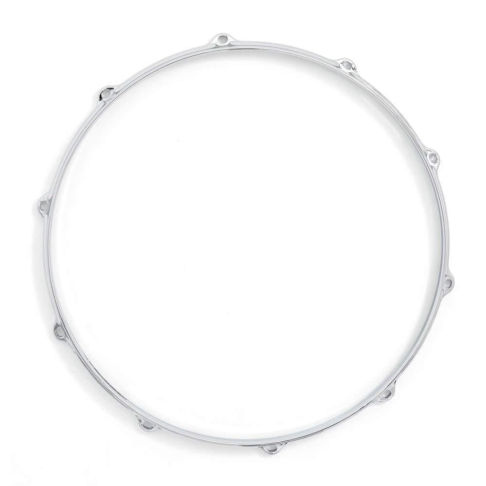 Gibraltar 14" 10-Lug Snare Side Drum Hoop, 2.3mm 14 Inch 10, Chrome