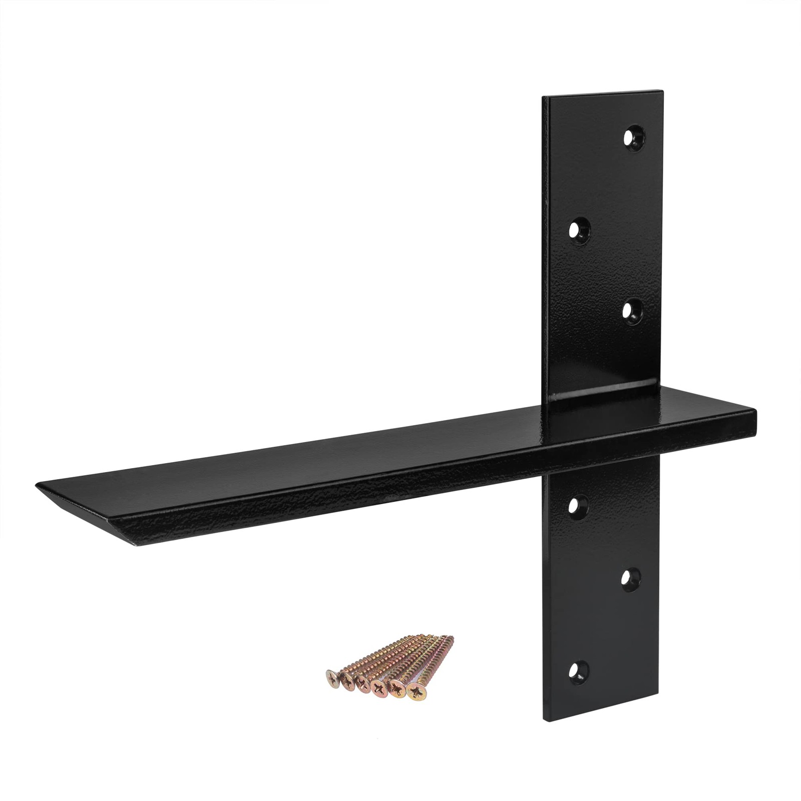 （2-Pack） Free Hanging T Shelf Bracket, Solid Heavy Duty Steel Knee Wall Hidde...