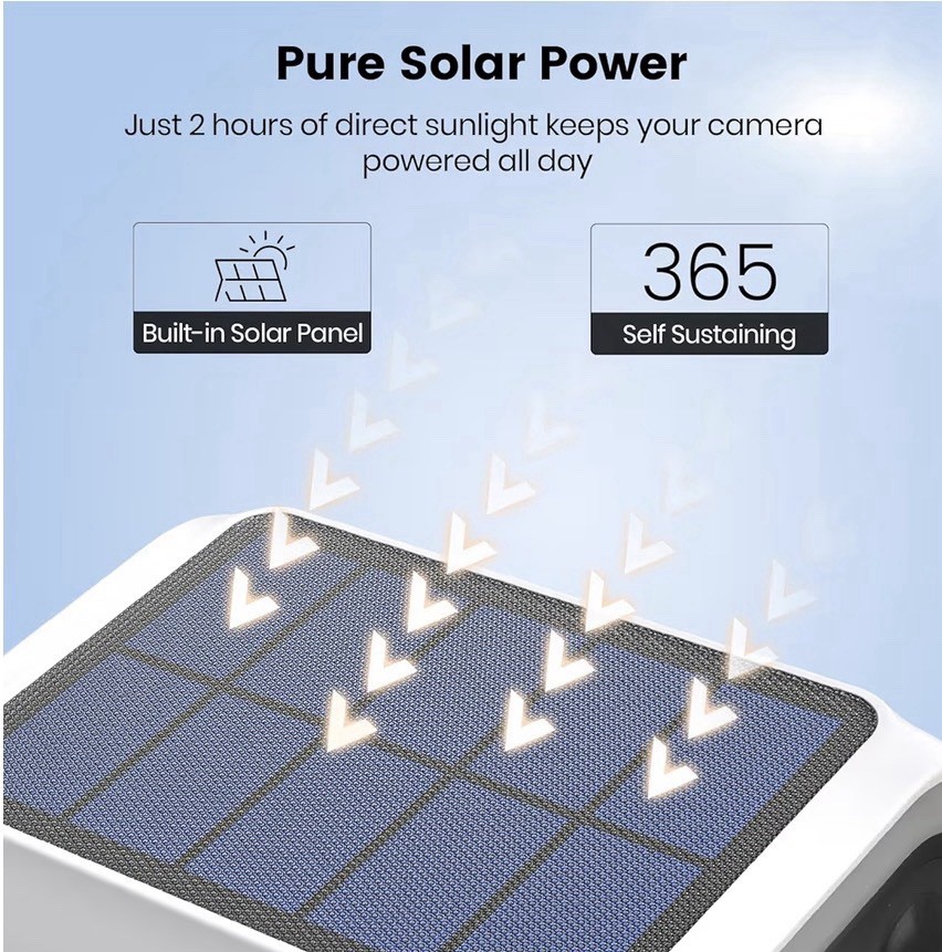 aosu SolarCam P1 Max, 4K Solar Security Camera