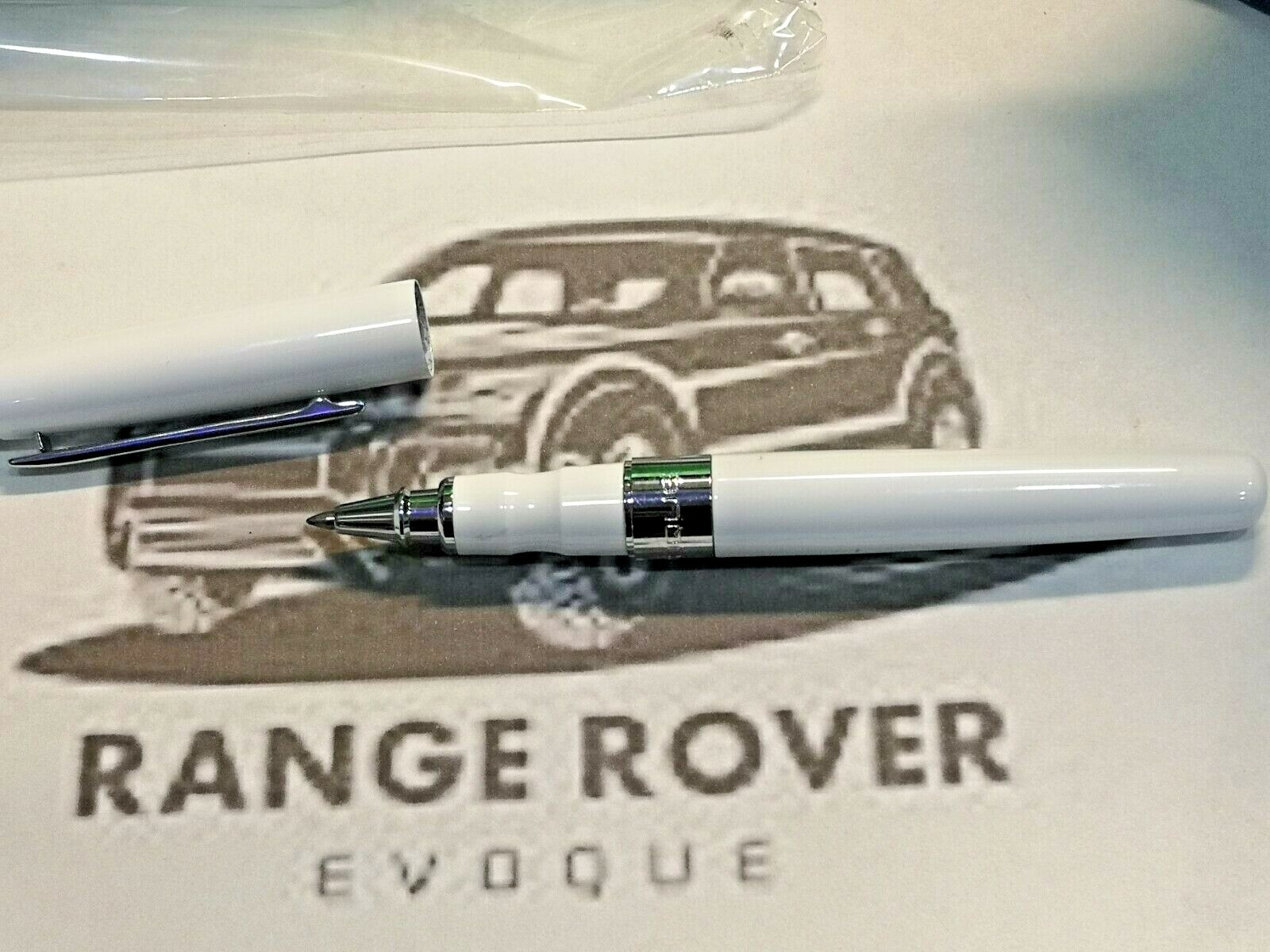 RANGE ROVER EVOQUE Collection Roller Ball point Pen New Genuine Black & Blue ink