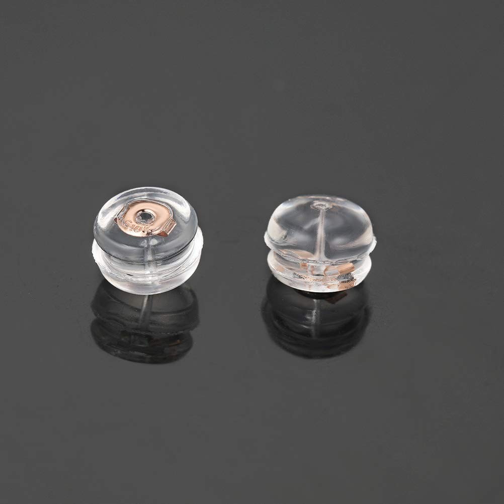 Silicone Earring Backs Replacement | Comfortable Rubber Earring Backings for ...