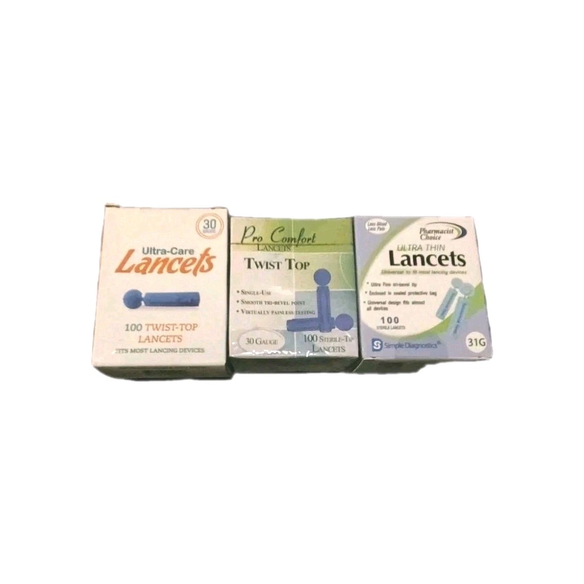 Pharmacist Choice 100 & Pro Comfort Ultra Thin Lancets 100 + 100 Universal Fit.