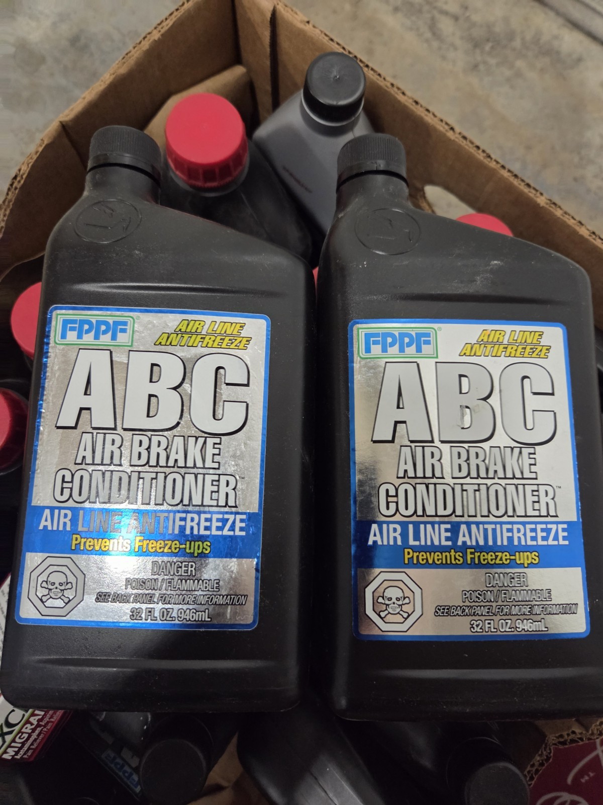 00157 ABC FPPF Air Brake Conditioner Anti Freeze 2 32 oz bottles Free Shipping