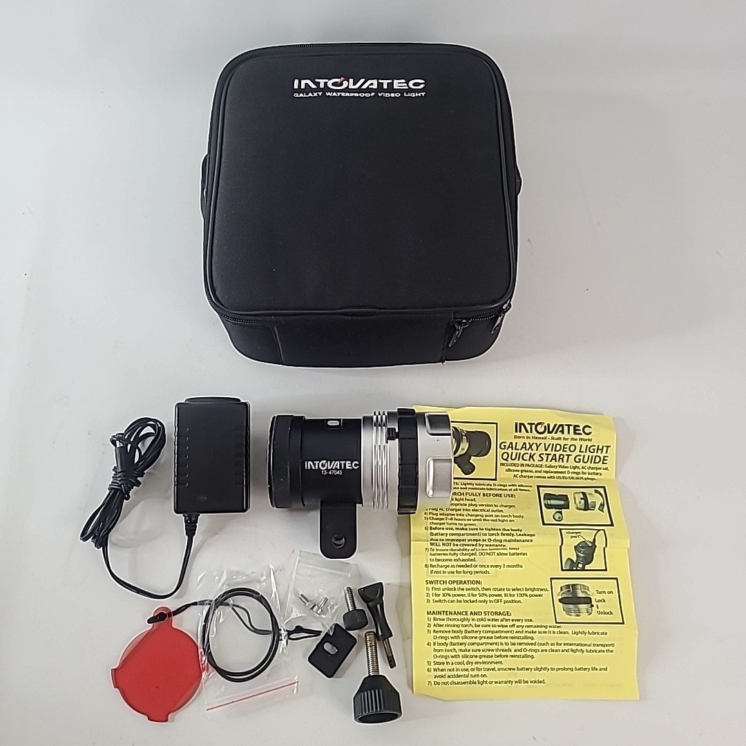 Intovatec Galaxy Waterproof LED Video Light Scuba Underwater Tovatec