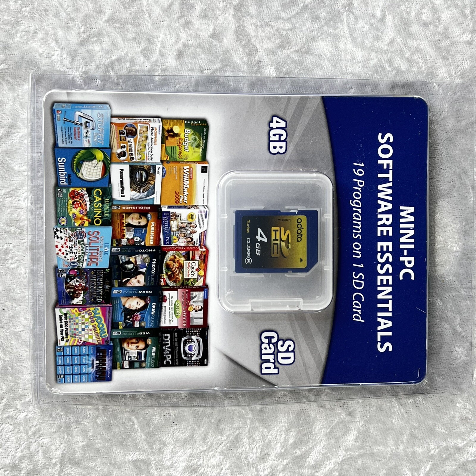 Mini-PC Software Essentials 4 GB SD Card - New