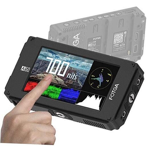 Fotga DSLR Camera Field Monitor 5 inch FHD IPS 700nits Highlight Touch A50T