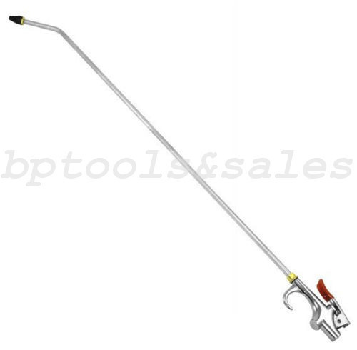 2 ft. Aluminum Extension Air Blow Gun  1/4" NPT w/ Rubber Tip Trigger Handle NEW