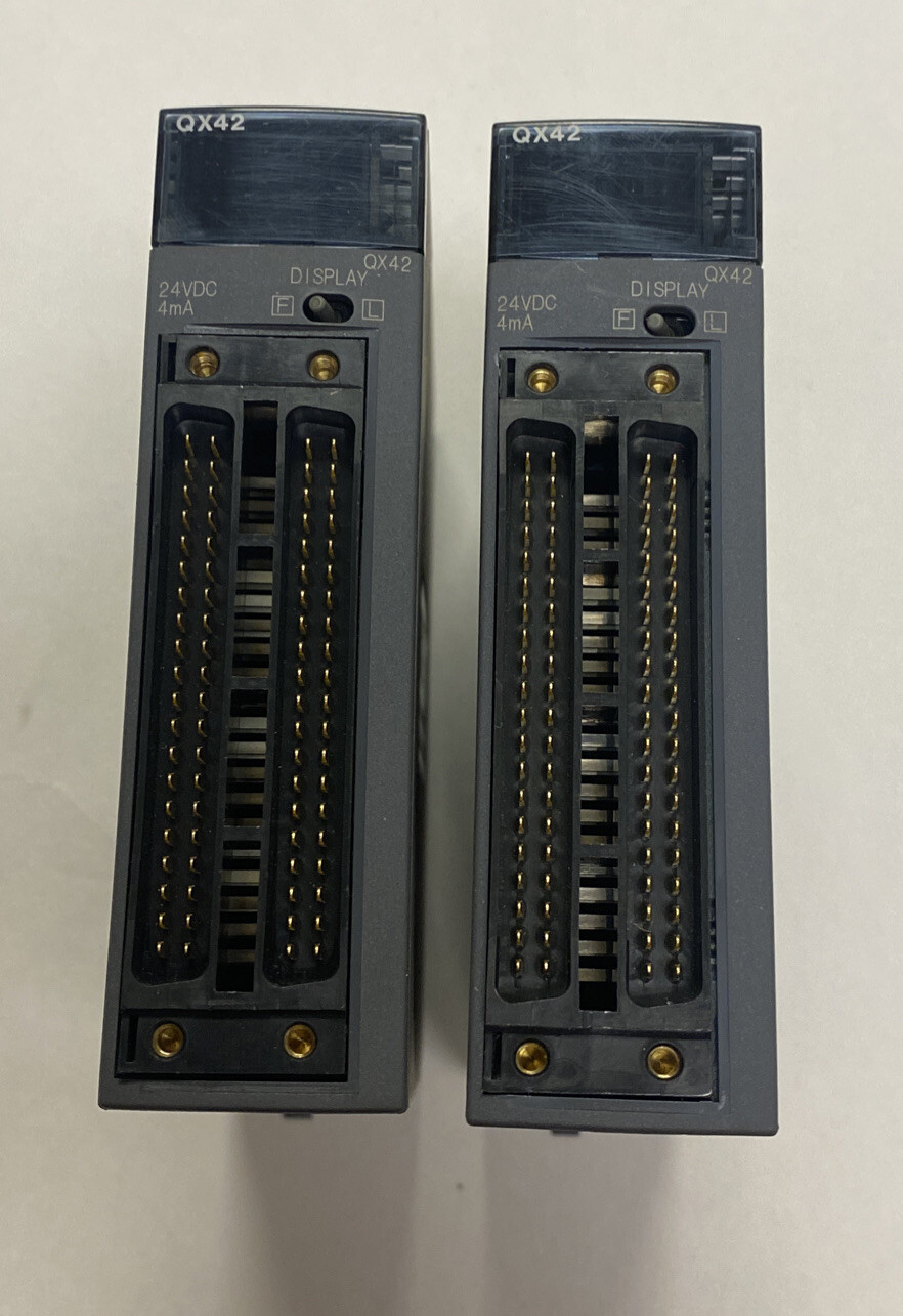 MITSUBISHI,QX42,INPUT MODULE LOT OF 2