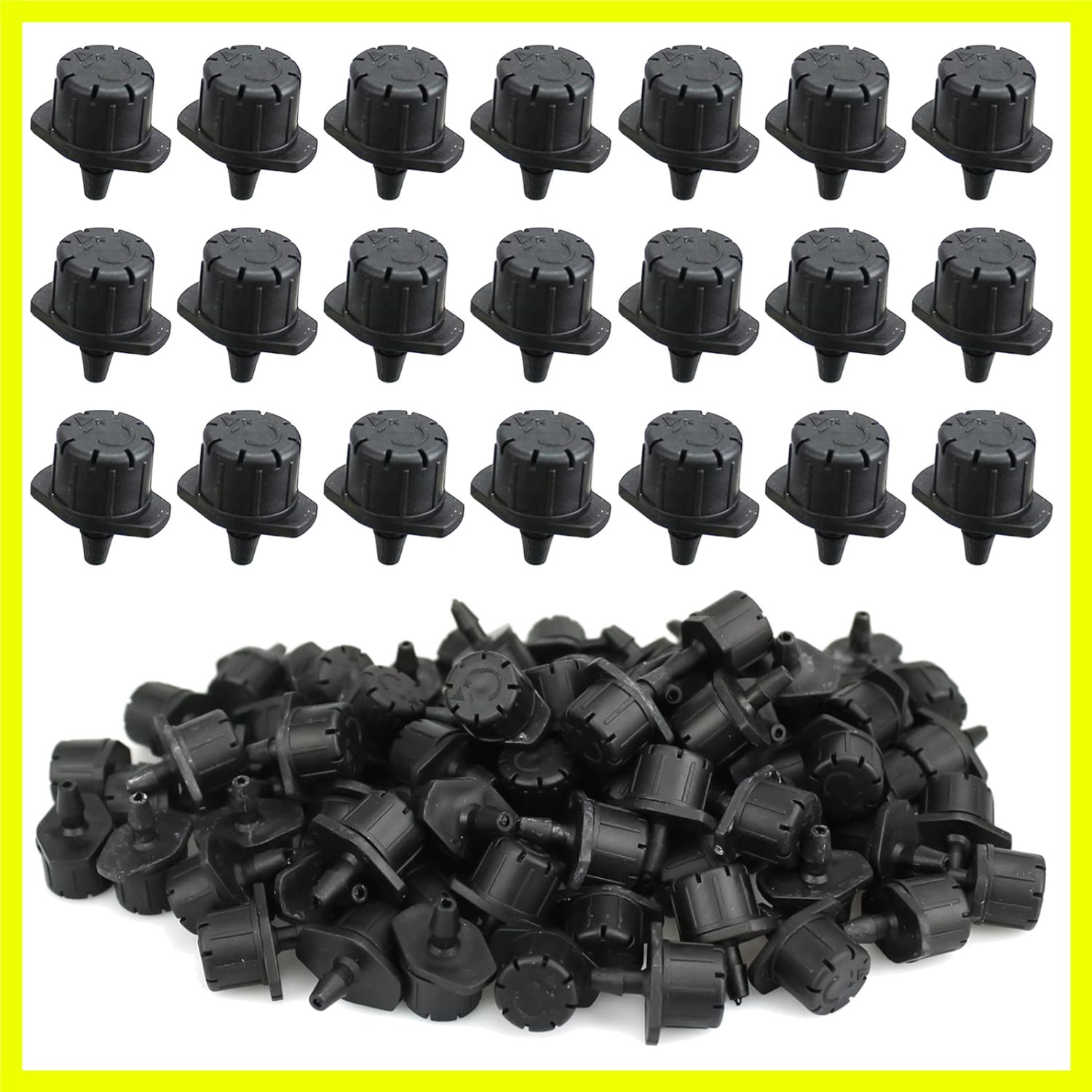 100Pcs Drip Irrigation Emitters,Adjustable Irrigation Drippers Sprinklers | 1...