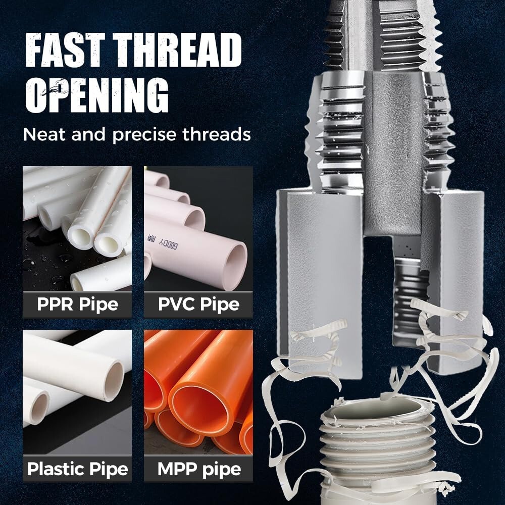 Integrated Internal & External Pipe Threading Tool,PVC Pipe Thread Cutting Tool