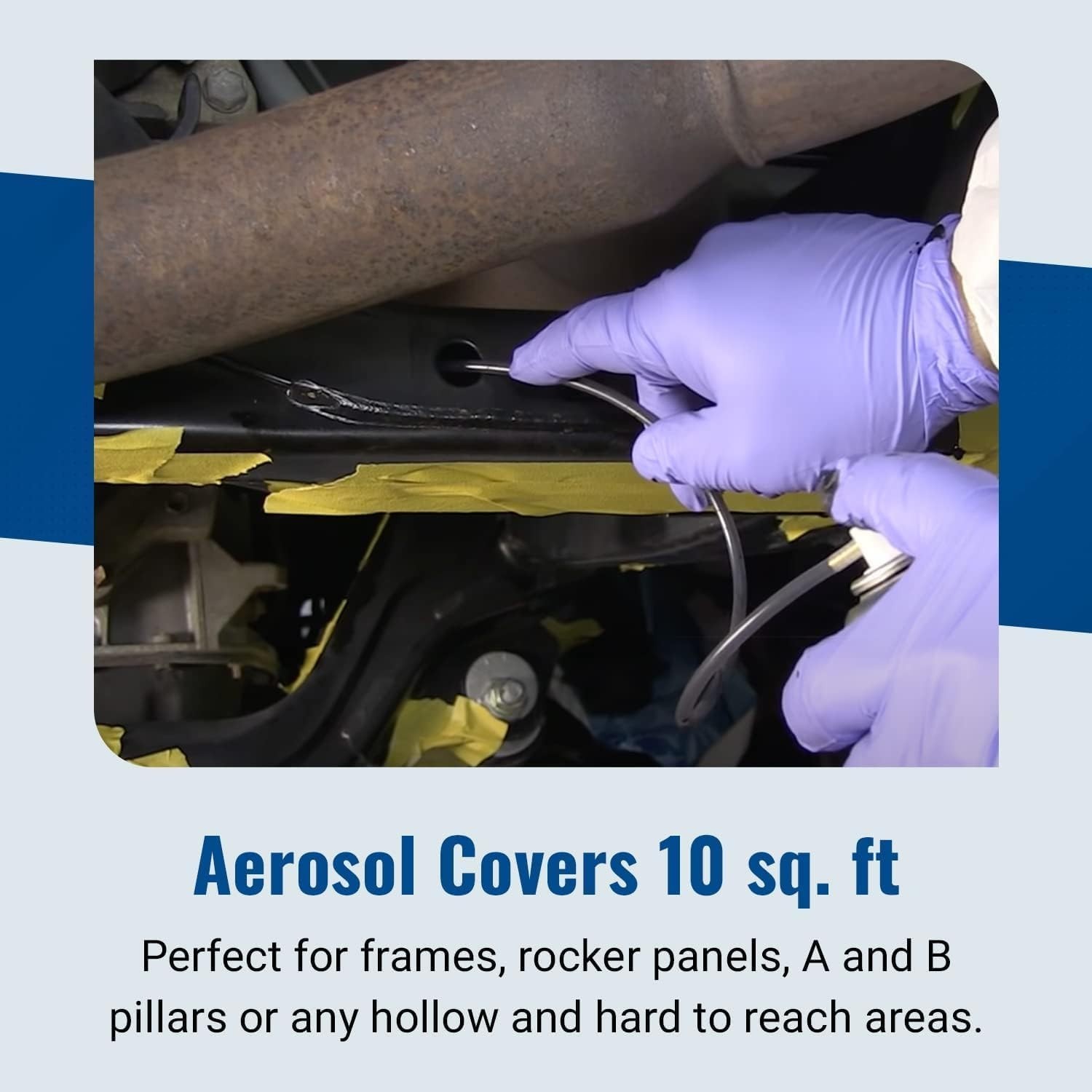 Eastwood Internal Frame Coating Plus Rust Encapsulator Plus Aerosol Chassis Kit