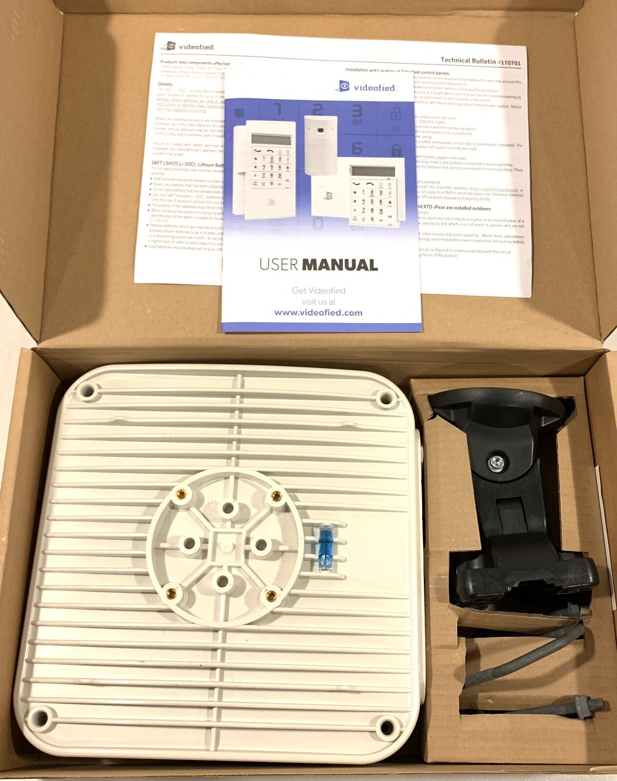 RSI Videofied XTO640 Outdoor Control Panel with LTE