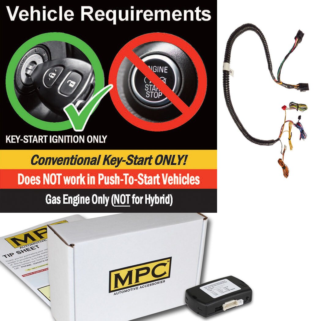 Remote Start Kit For 2011-2013 Dodge Durango - Plug & Play - Uses OEM Remotes