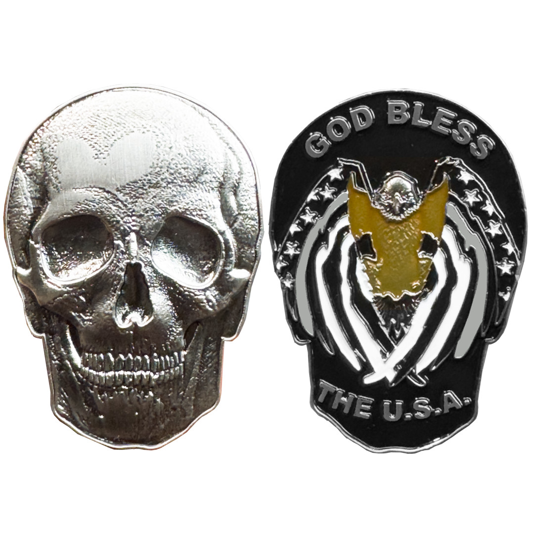 EL14-018 Thin Gray Line Flag CO Correctional Officer Eagle God Bless America Sku