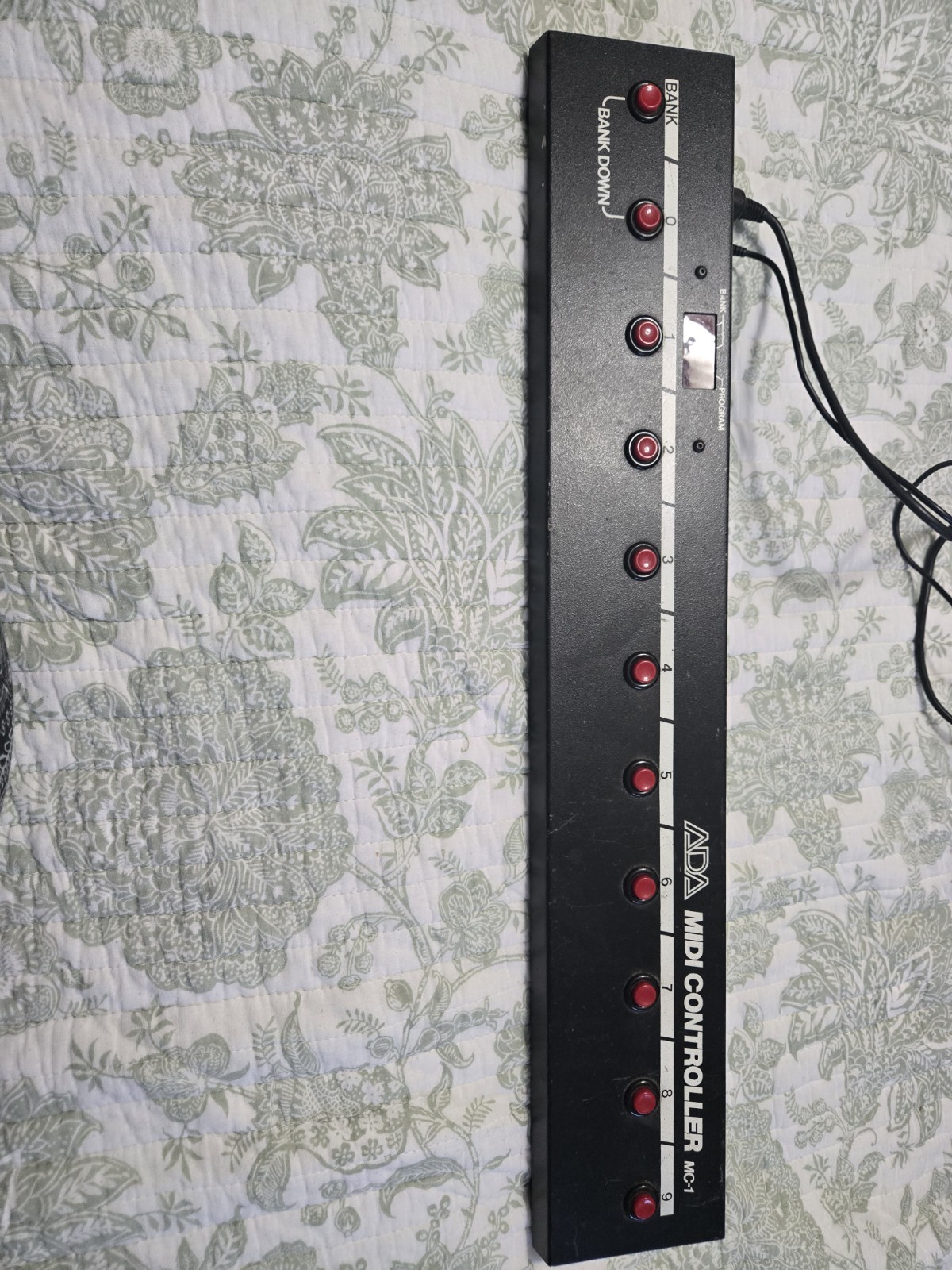 ADA MC-1 MIDI Foot Controller Tested Working w/ Original Power Supply Vintage
