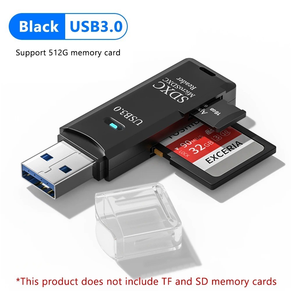 USB 3.0 Micro SD SDHC TF Card Reader Memory Adapter for PC Laptop Camera lot