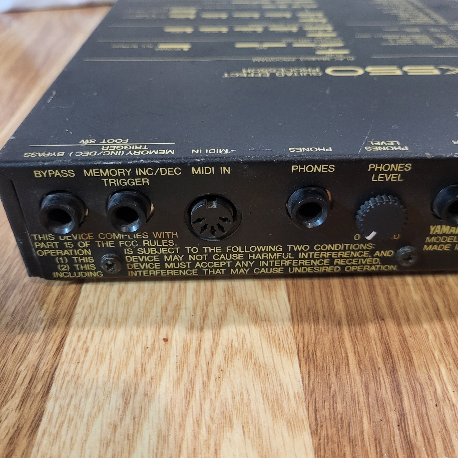 YAMAHA FX550 Electric Guitar Effect Processor Programmable
