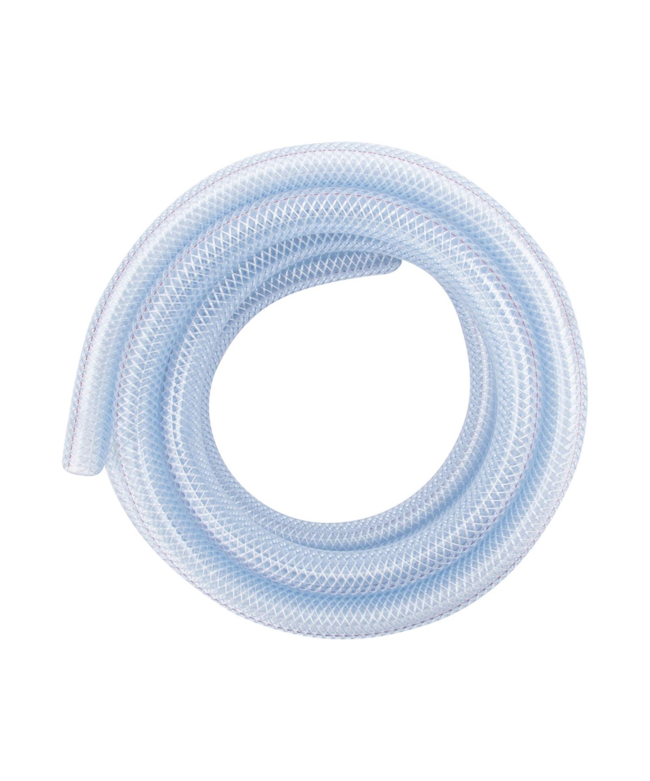 LDR Industries 516 B1210 Clear Braided Nylon Poly Tubing Flexible Non-Toxic, ...