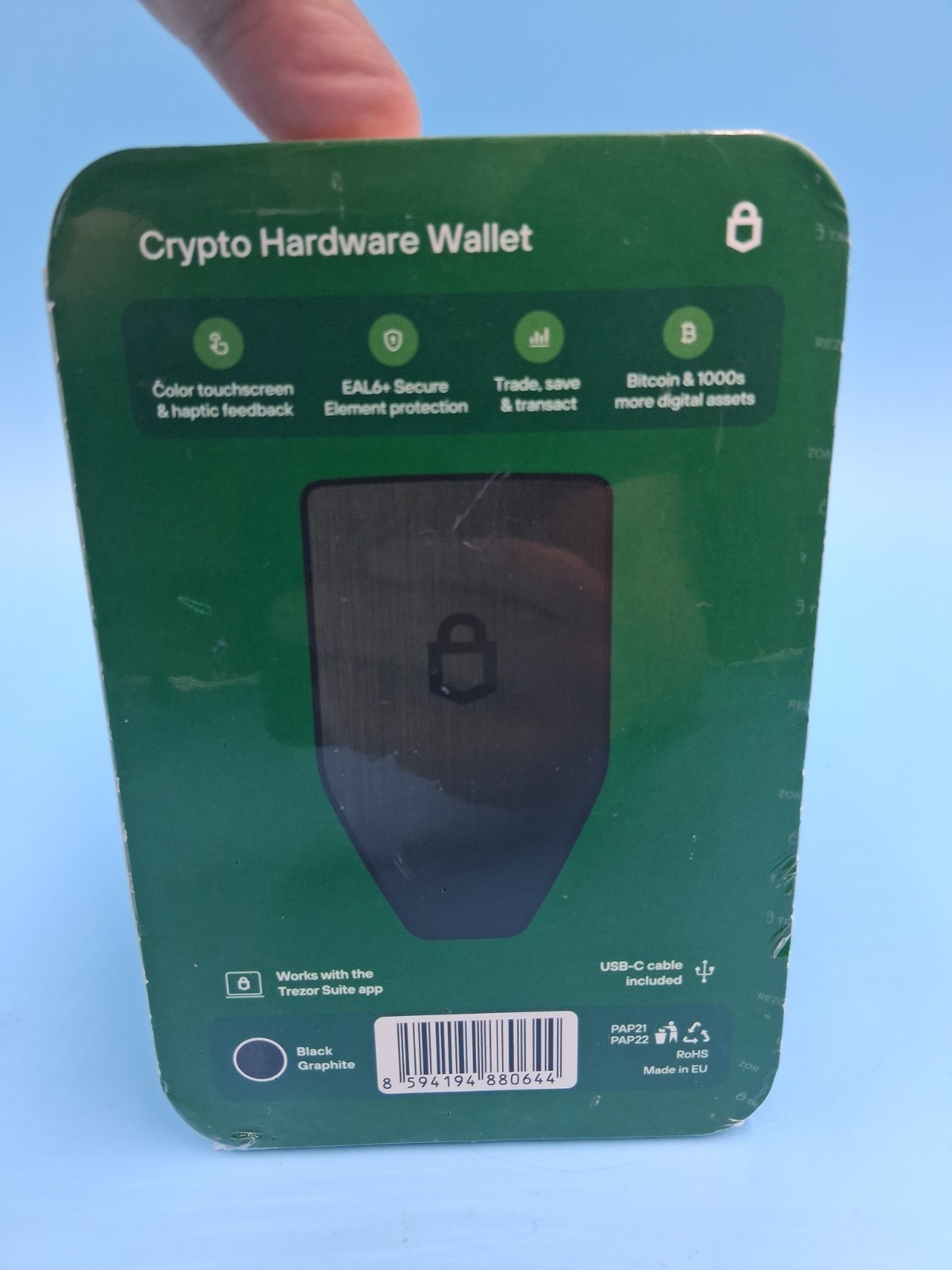 Trezor - Safe 5 - Passphrase & Secure Element Crypto Hardware Wallet -New Sealed