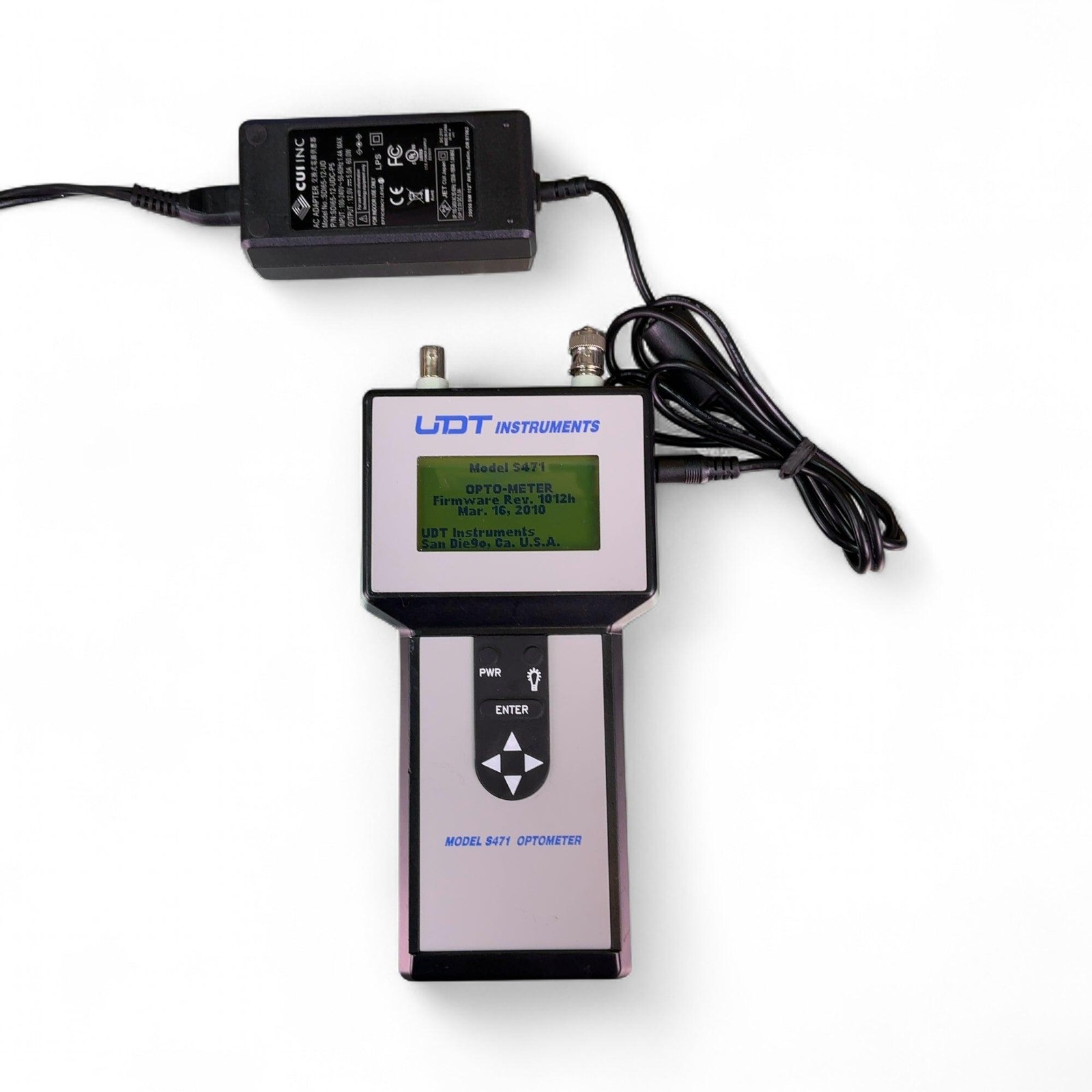 UDT Instruments Handheld S471 Optometer w Power Supply (Best Offer!)