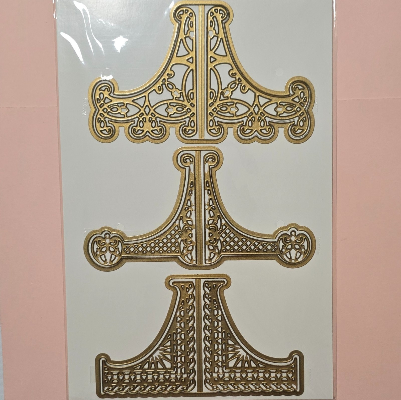 Anna Griffin SIMPLY CARD STAND Dies AG-1616 w/Idea Sheet - NEW