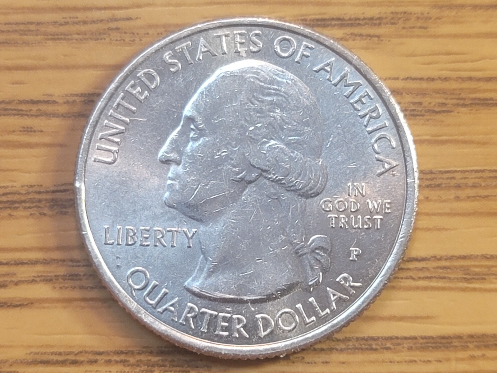 2016 P WDDR-021 Harpers Ferry ATB Quarter Doubled Die Reverse Mint Error.