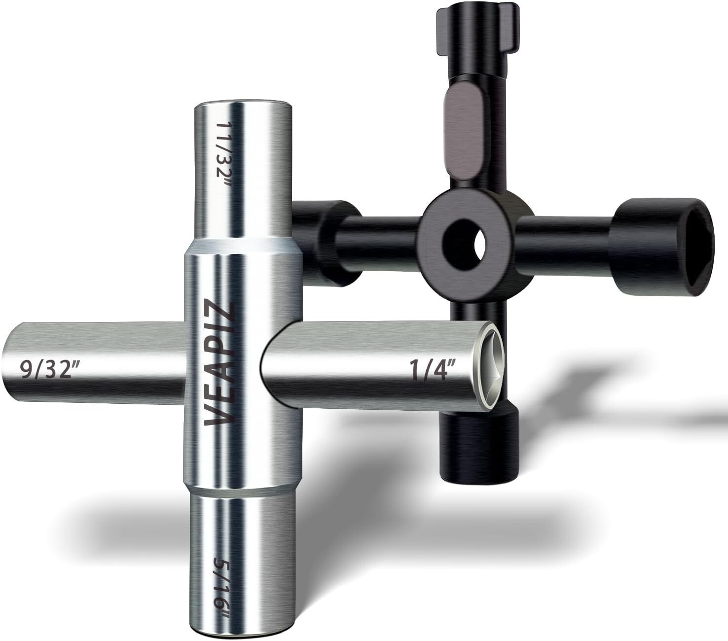 4-Way Sillcock Key For Outdoor Water Faucet Valves Residential Commercial